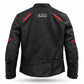 Chaqueta LS2 Breeze Man Jacket Negro Rojo