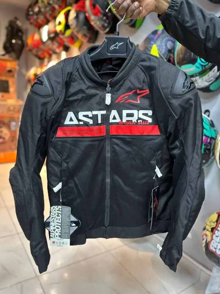 Chaqueta ALPINESTARS SMX AIR Negro Rojo 2
