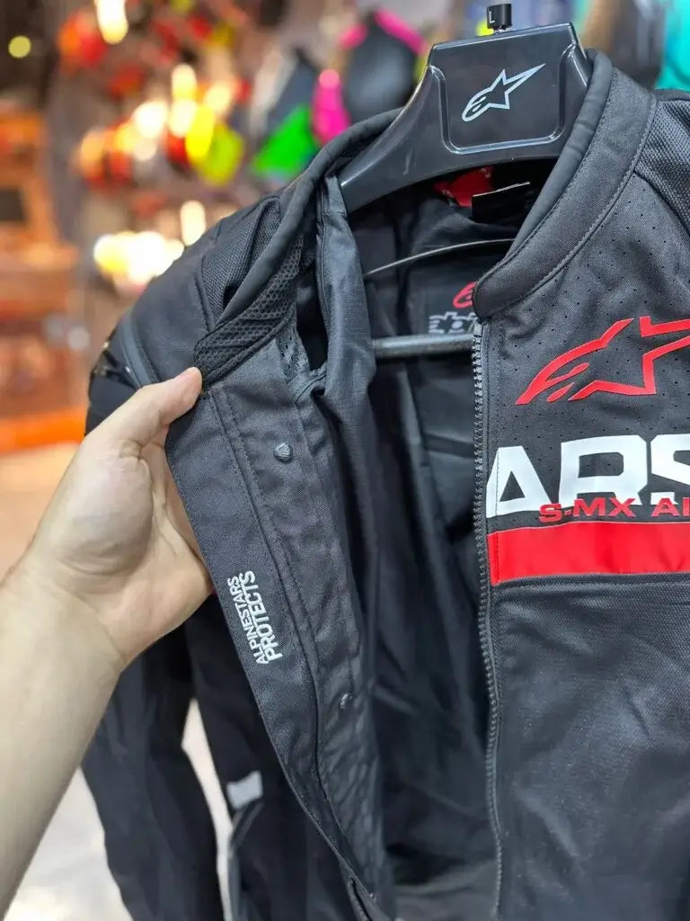 Chaqueta ALPINESTARS SMX AIR Negro Rojo 3