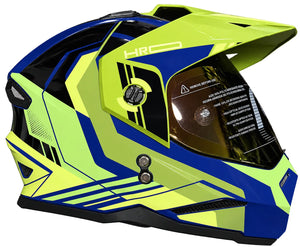 Casco HRO MX 330 DV XANX - Azul Amarillo