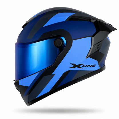 Casco X One 500RS Turhox - Gris Azul