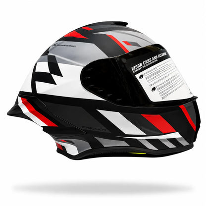 Casco XTRONG 820SP Manja Gris Rojo