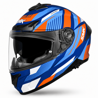 Casco SMK Typhoon - Azul Rojo