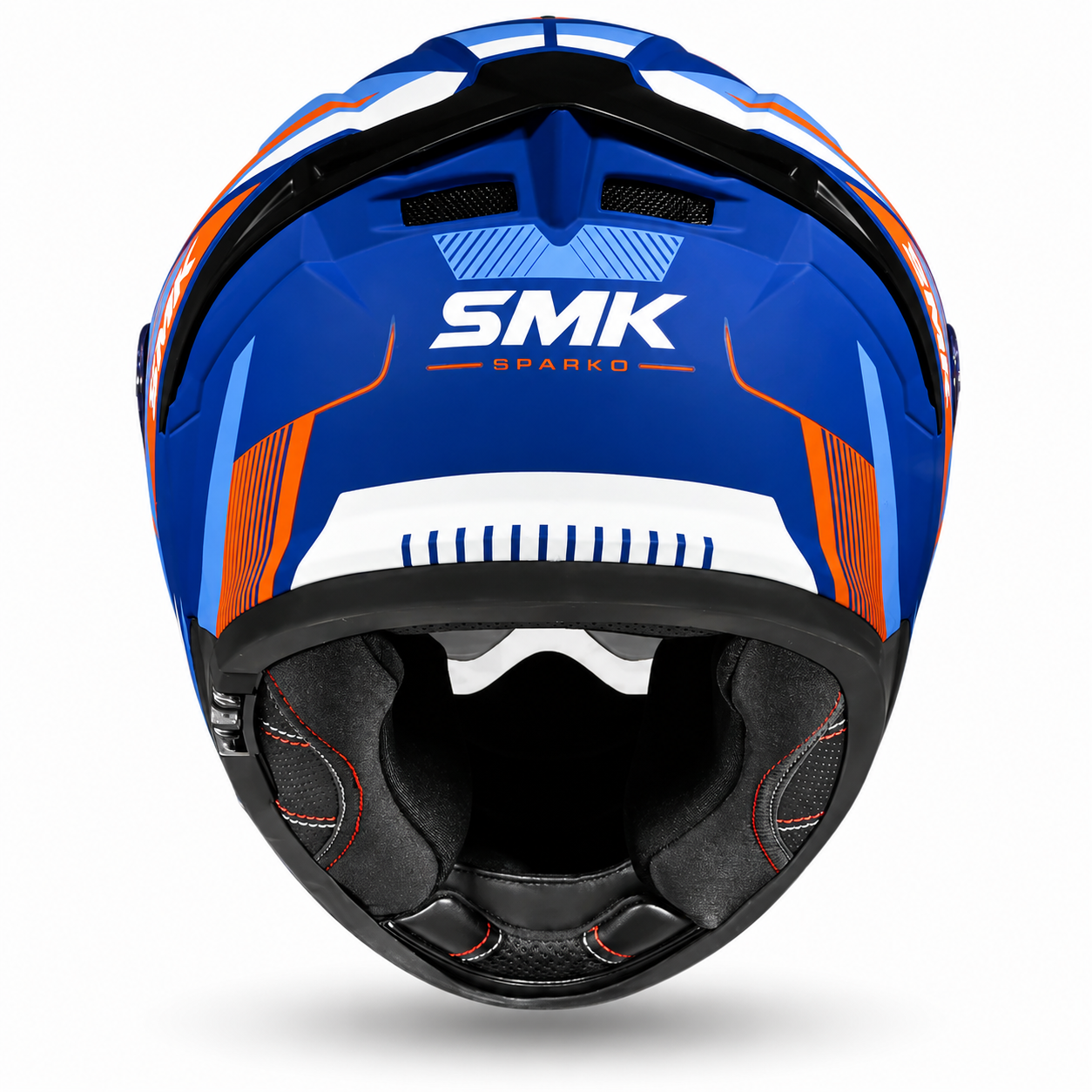 Casco SMK Typhoon - Azul Rojo