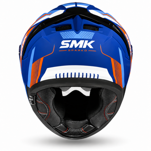Casco SMK Typhoon - Azul Rojo