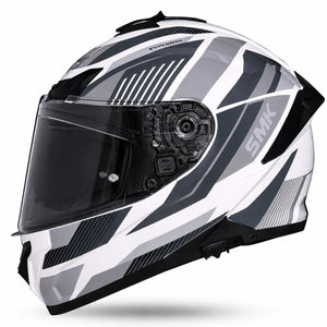 Casco SMK Typhoon Gris