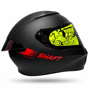 Casco SHAFT 584 sp Negro Rojo