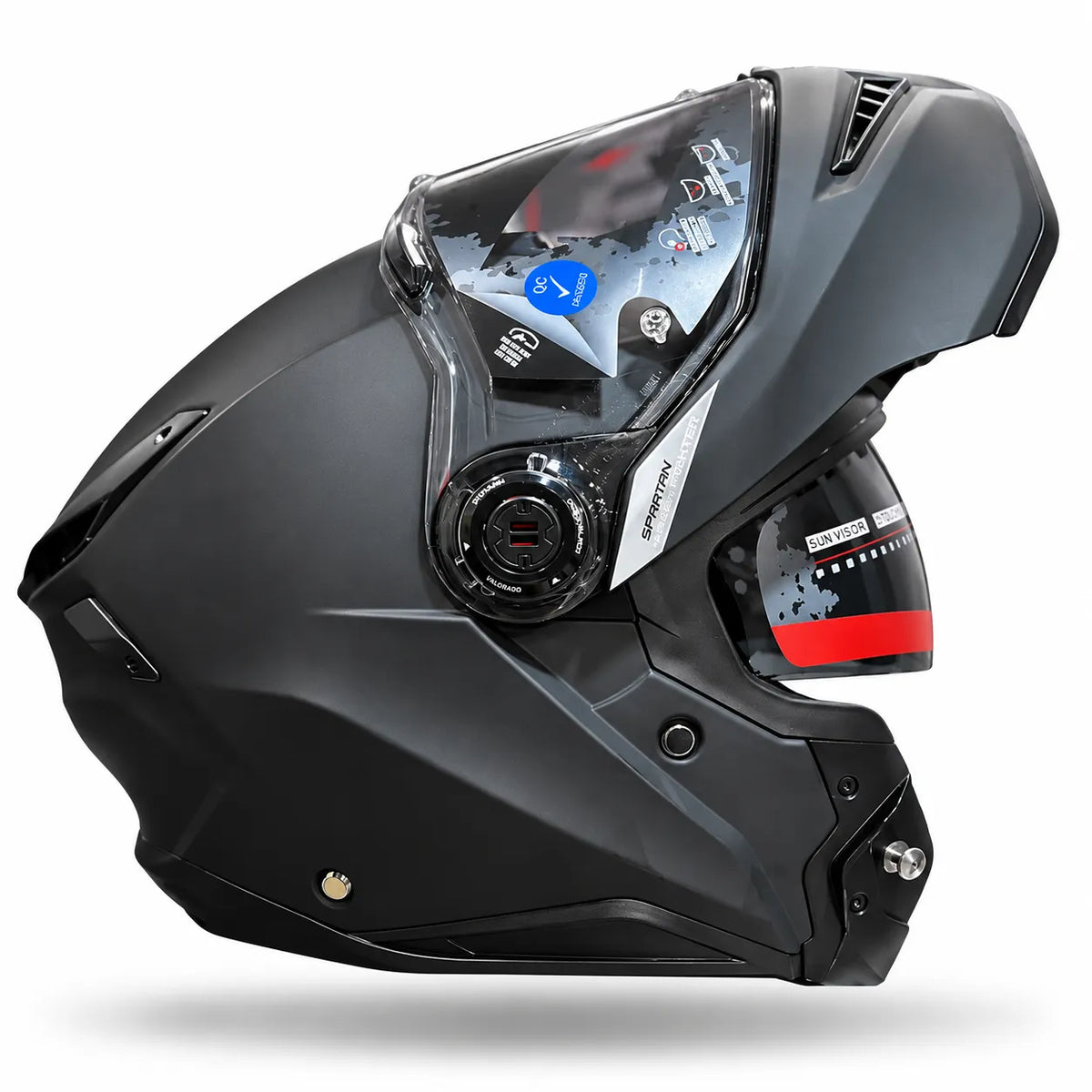 Casco SPARTAN GHOST FIGHTER - Negro