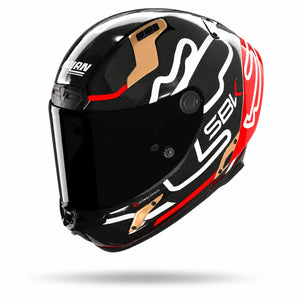 Casco NOLAN X 804 RS - Negro Rojo Dorado