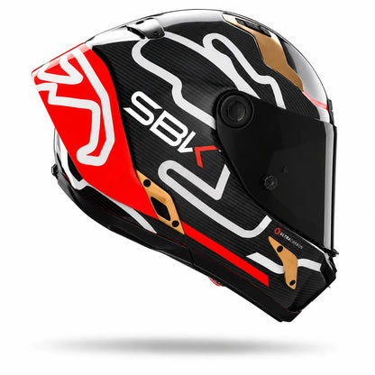 Casco NOLAN X 804 RS - Negro Rojo Dorado