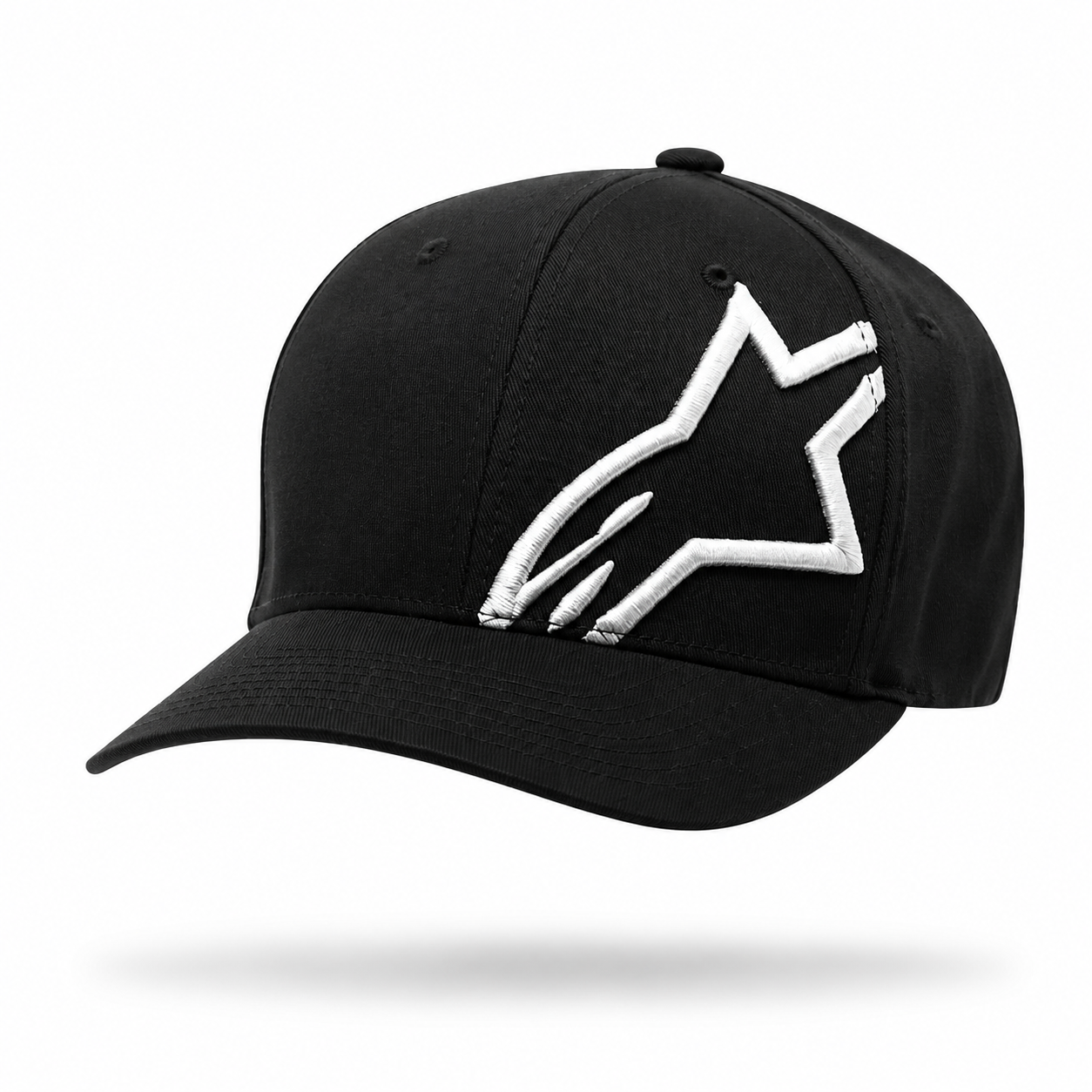 Gorra Alpinestars Corp Shift 2 Curved - Negro Blanco
