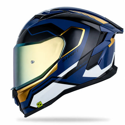 Casco SHAFT 556 RETROFREX - Azul Oscuro