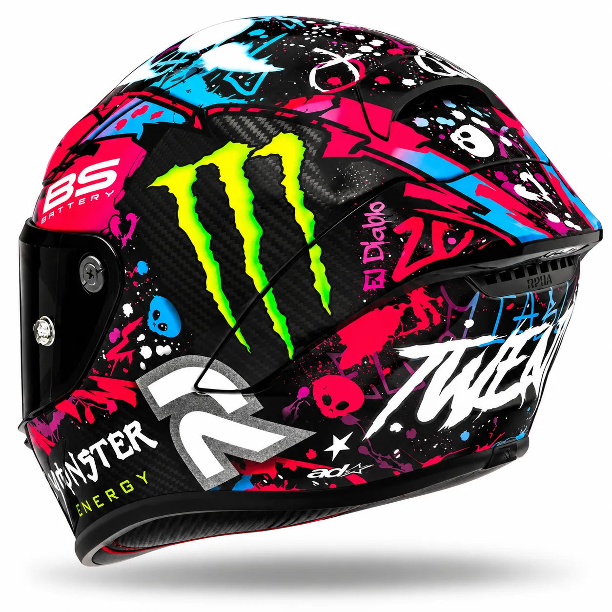 Casco HJC RPHA 1 V2 CARBON - FUNKY DIABLO