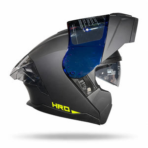 Casco HRO 3480 DV EVO Solid - Negro Amarillo Neon