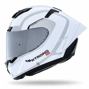 PREVENTA Casco XTRONG XTR DREXO FLAME - BLANCO BRILLO