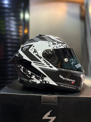 Casco XTRONG XTR 352 Blanco Gris