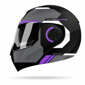 Casco Abatible ICH 3110 Kham Morado