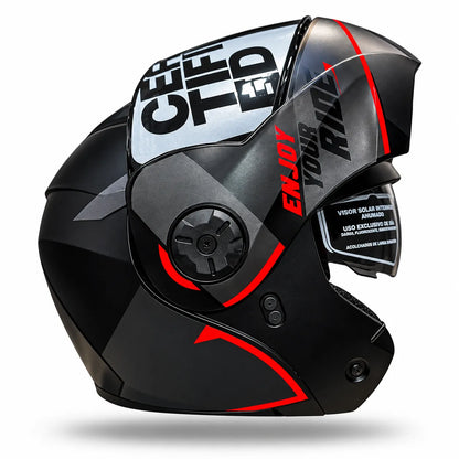 Casco Abatible ICH 3110 Treat - Rojo