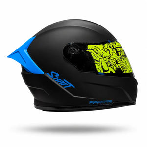 Casco SHAFT 502 DOT Solid Negro Azul