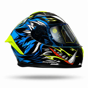 Casco SHAFT 582 sp Evo Tigerface Azul