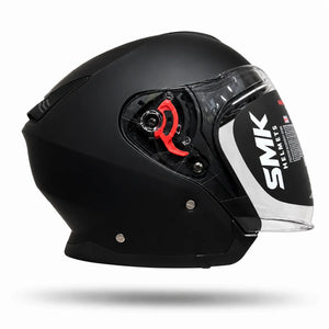 Casco Abierto SMK GTJ 501 Solid Negro
