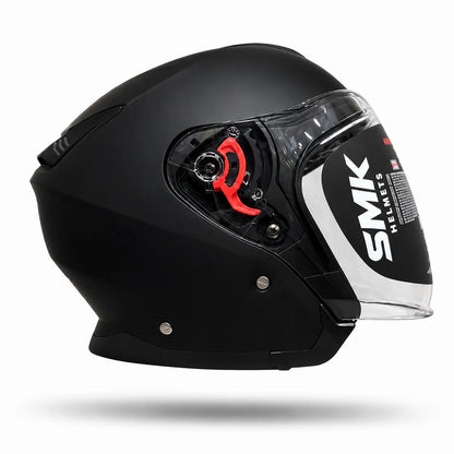 Casco Abierto SMK GTJ 501 Solid Negro