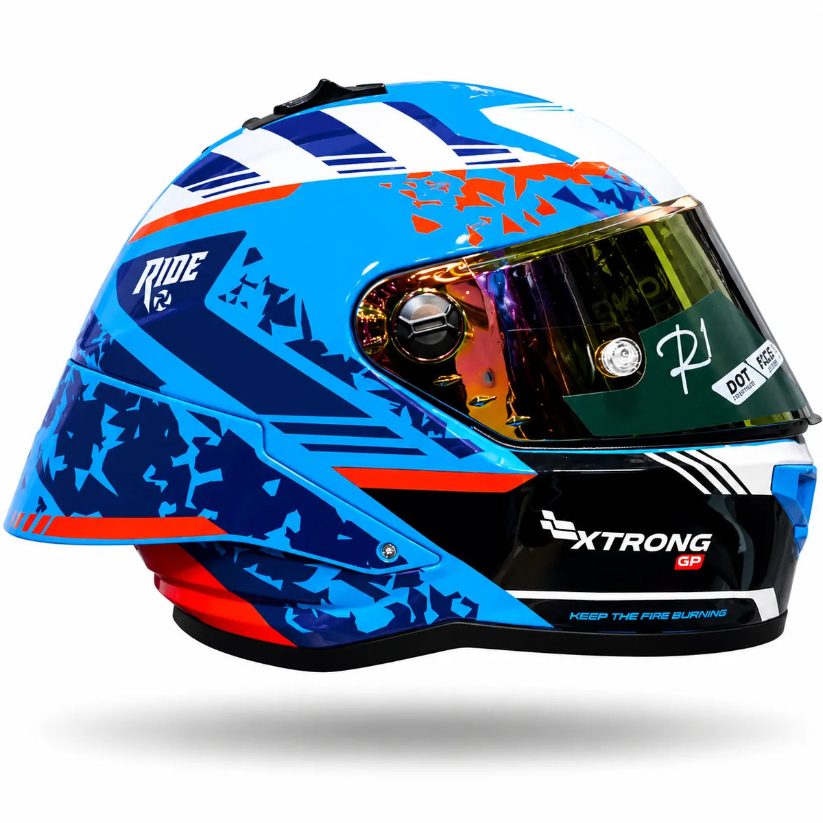 Casco XTRONG XTR 352 Azul Blanco