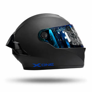 Casco X One 500RS Solid Negro Azul