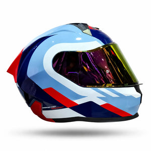 Casco Integral SHAFT 560 EVO Wuok Azul Rojo