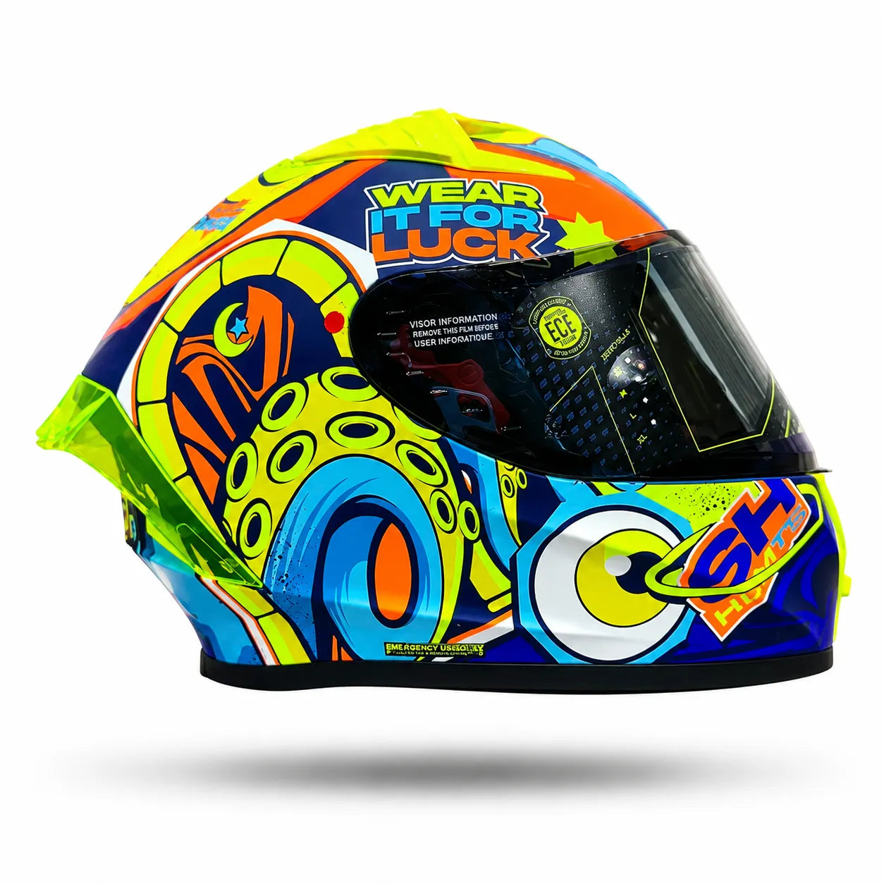 Casco SHAFT 526 SP EVO Lucky Neon