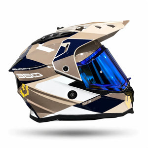 Casco Multiproposito SHAFT MX360 Misho Café Crema