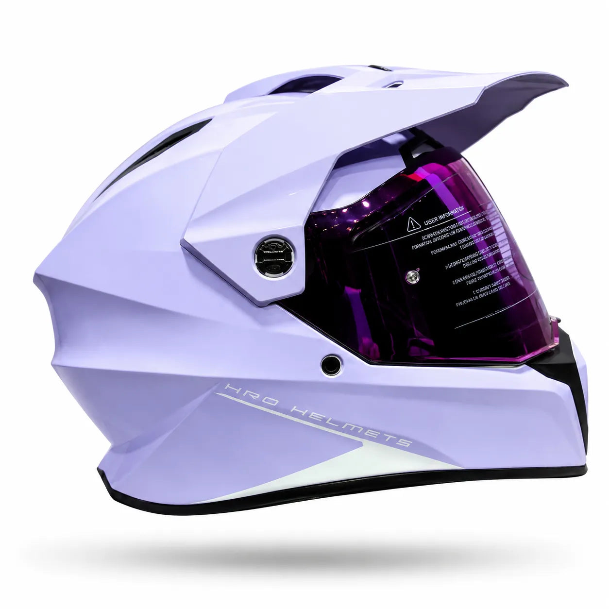 Casco Cross HRO MX340 DV Solid Lila