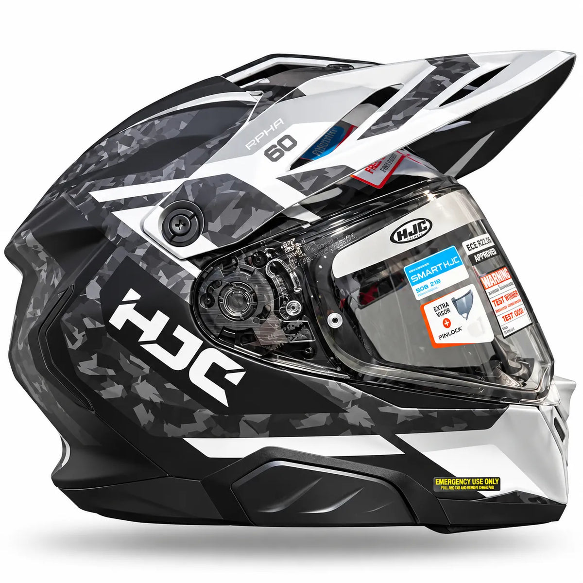 Casco HJC RPHA 60 DAKAR - Gris Negro