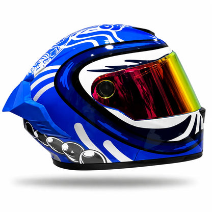 Casco X One 500RS Daruma Azul