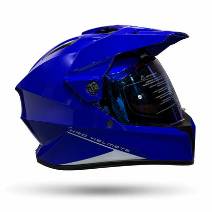 Casco Cross HRO MX340 DV Solid Azul