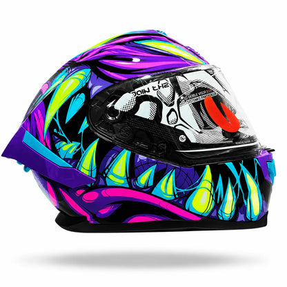 Casco SHAFT PRO SERIES 609 Venom Morado