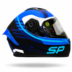 Casco SHAFT 582 sp Evo Lineal Azul