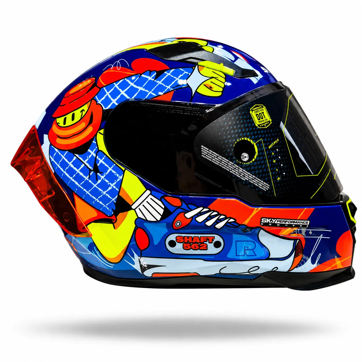 Casco Integral SHAFT 562R Fast Foot Azul