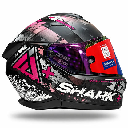Casco SHARK Skwal i3 Hellcat Gris Rosado