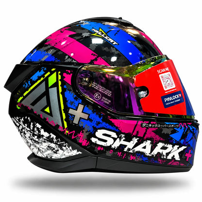 Casco SHARK Skwal i3 Hellcat Rojo Azul