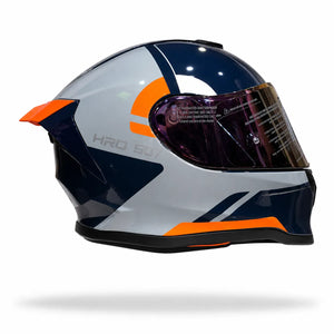 Casco HRO 506SP Ogal Gris Naranja