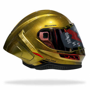 Casco PRO RIDER Frontier Camaleon Dorado