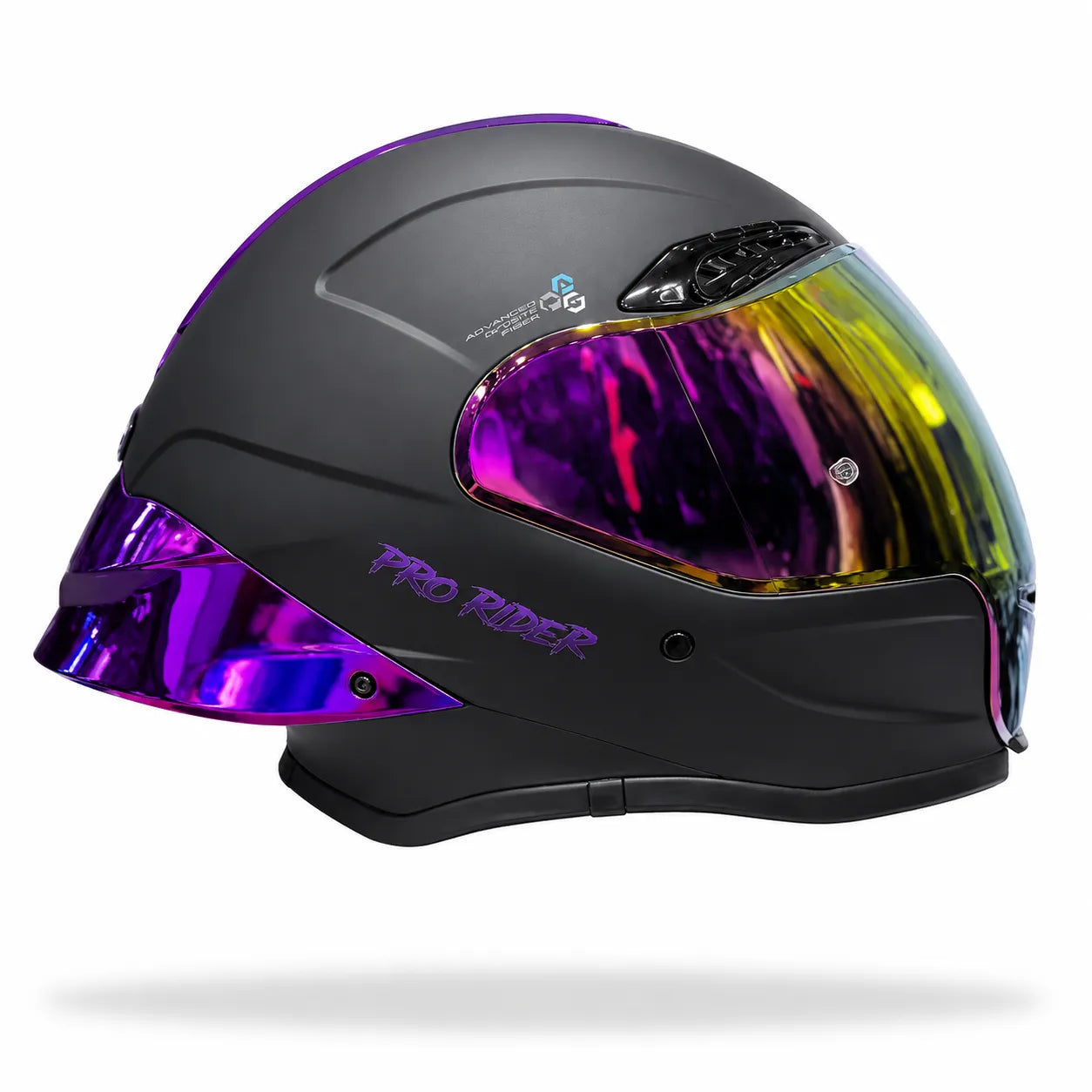 Casco PRO RIDER 711 Negro Morado