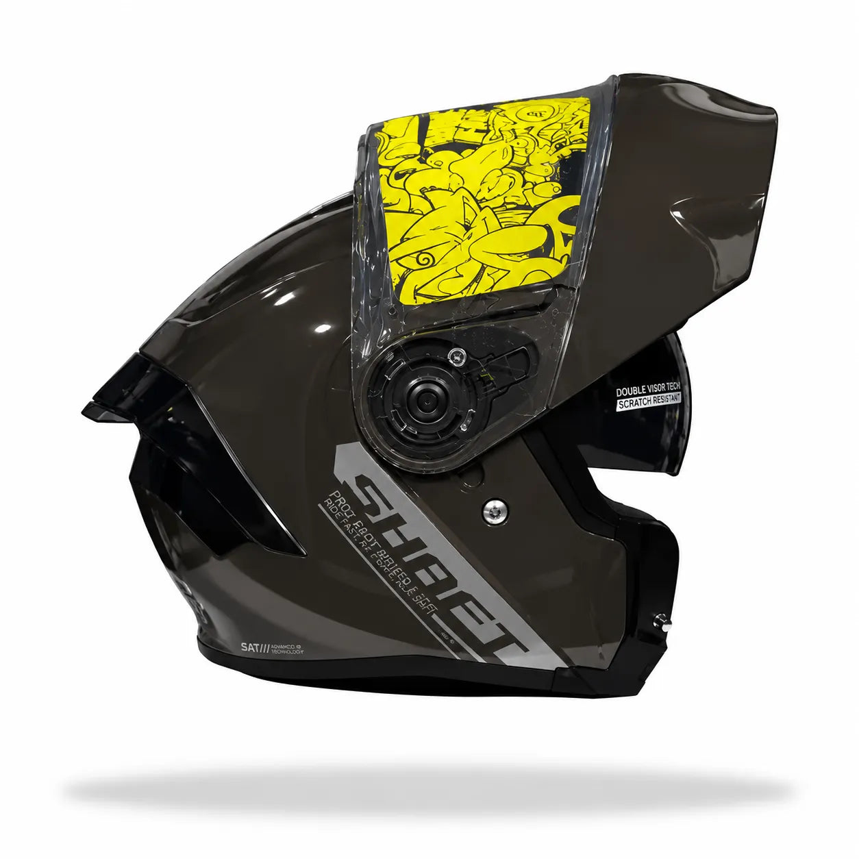 Casco Shaft 3820 SP Solid Brillante - Café
