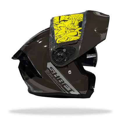 Casco Shaft 3820 SP Solid Brillante - Café