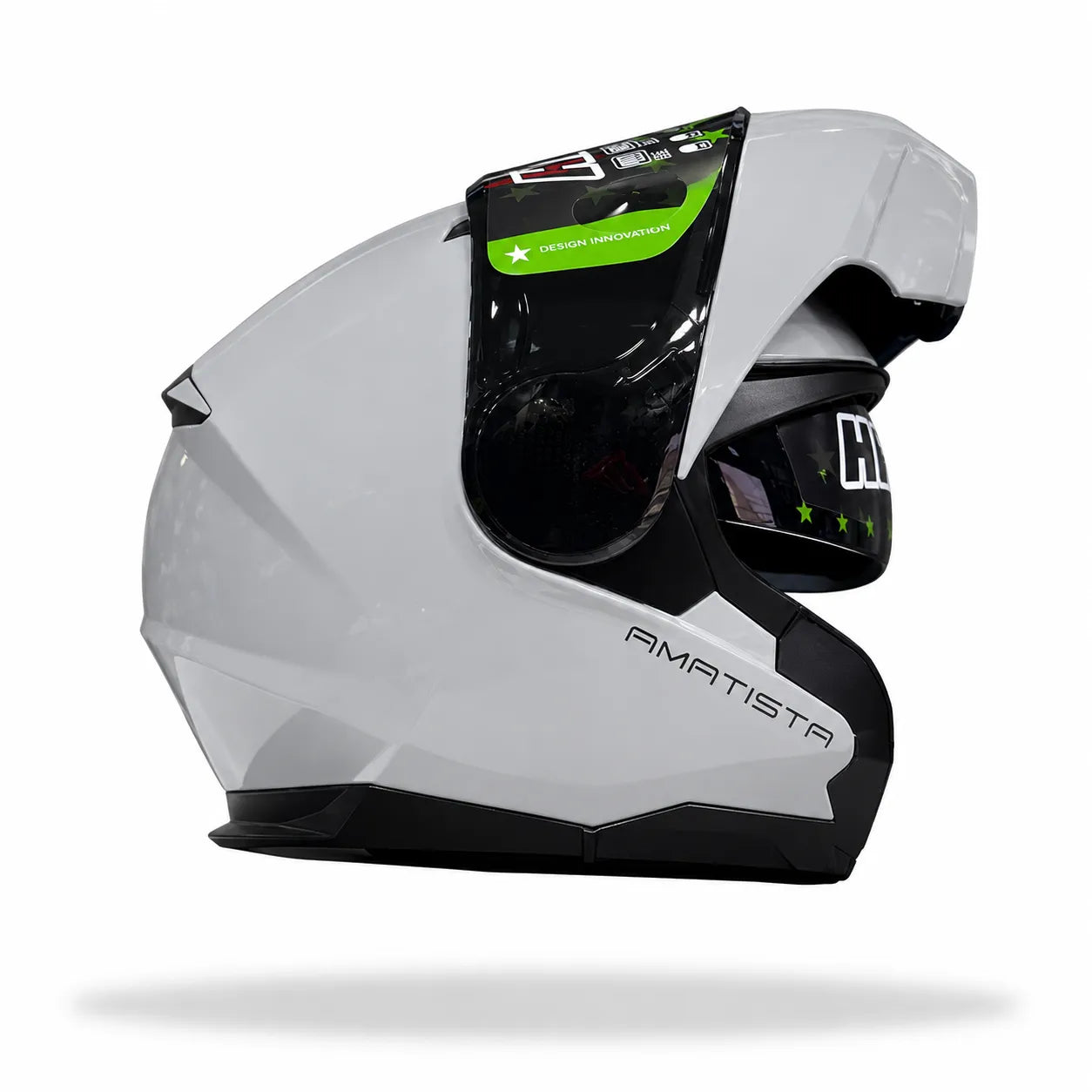 Casco Abatible Hax Amatista Gris Nardo
