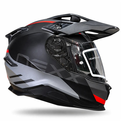 Casco NEXX Y.TRAVL QUEST - Negro Rojo