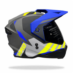Casco Cross HRO MX3300 DV Yorchi Azul