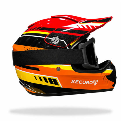 Casco Para niños XECURO 003 Naranja