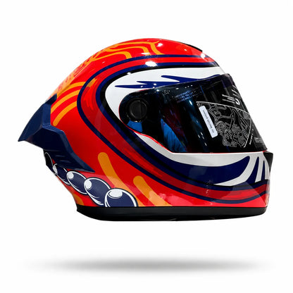 Casco X One 500 RS Daruma Naranja + Pinlock